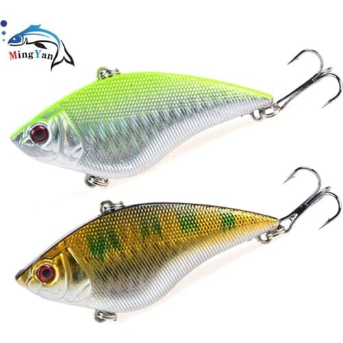 1PC Hard Wobbler 7cm 16G Plastic VIB Fishing Lures Isca Artificial Bait 6# Treble Hooks Long Shot Sinking Crankbait Tackle