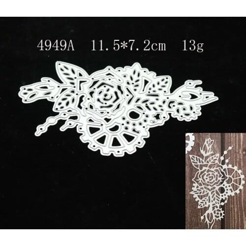 2021 Flower Metal Cutting Dies DIY Scrapbooking Paper Photo Album Crafts Knife Mould Cards Embossing Mold Stencils for Decor