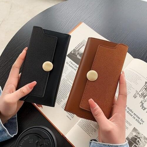 2021 Fashion Womens Wallet Female long Wallets Hollow Leave Pouch Handbag for Women Coin PU Leather Purses Cardholder