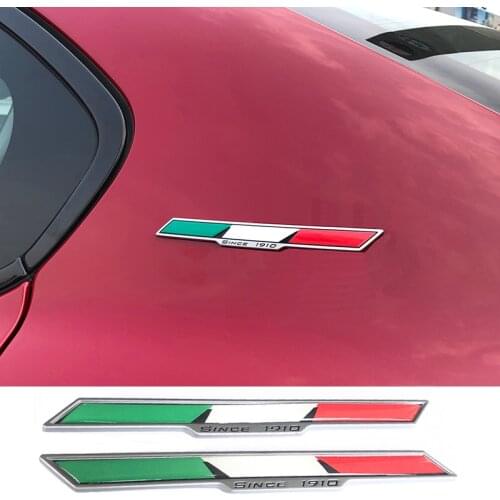 Car SINCE body commemorative logo side decoration label for Alfa Romeo Giulia Stelvio exterior decoration accessories