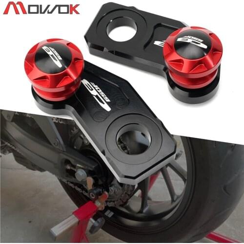 For CB650F/CBR650F CB 650F CBR 650F 2014-2018 Motorcycle Chain Adjustment Bracket Block Swingarm Spools slider