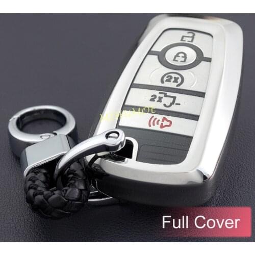 For New Ford Lincoln Smart Car Key Chain Ring Fob Case Cover Accessories
