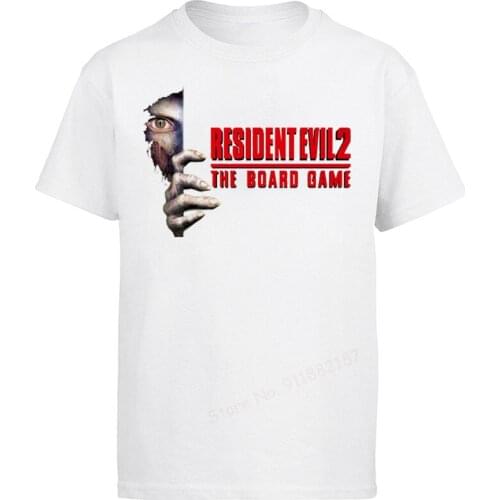 Biohazard Classic T Shirts Summer residented evil Zombie Game T-Shirt Hipster ofertas O Neck Casual men clothing tshirt