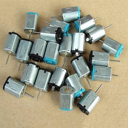 10pcs Strong Magnetic Carbon Brush N20 Miniature DC Motor 2-3V 38000RPM High Speed Toy DC Motor