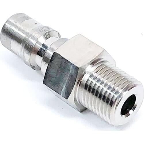 Male Quick Connect Plug 1/8 Inch Stainless Steel