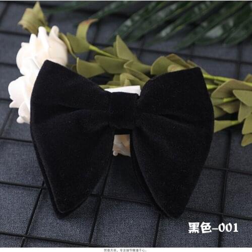 New Arrival Men Bow Ties Solid Color Tie Adjustment Velvet Necktie Groom/Groomsmen/Best Man/Wedding Party Cravat LD1