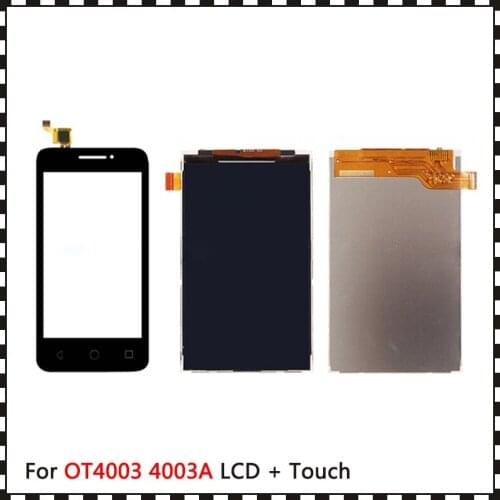 New High Quality 4.0'' For Alcatel One Touch Pixi 3 (4) 4.0 OT4003 4003A Lcd Display With Touch Screen Digitizer Sensor