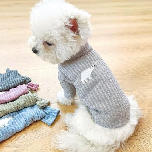 Dog Pajamas T-shirt Autumn Winter Pet Dog Clothes Shirt Cat Puppy Outfit Pyjama Yorkshire Pomeranian Poodle Bichon Clothing Coat