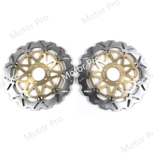 2PCS CNC Floating Disk Front Brake Disc Rotor For Kawasaki VN MEAN STREAK 1500 2002 2003 VN1500 / VN1600 2004-2007