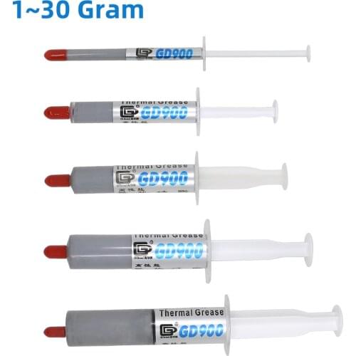 GD900 1/3/5/7/15/30g Thermal Grease processor CPU Cooler Cooling Thermal Paste Compound Heatsink Plaster Paste