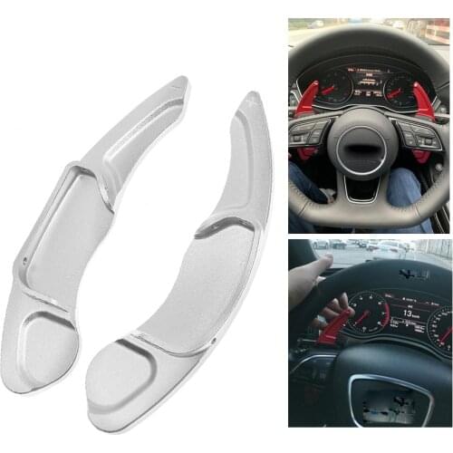 Car styling Aluminum Steering Wheel Shift Paddle Shifter Extension For Ford Mondeo Edge Taurus Explorer and Lincoln MKZ 2pcs