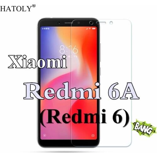 2PCS Tempered Glass For Xiaomi Redmi 6A Ultra-thin 9H Hardness Screen Protector for Xiaomi Redmi 6 6A Film Redmi 6A Glass HATOLY
