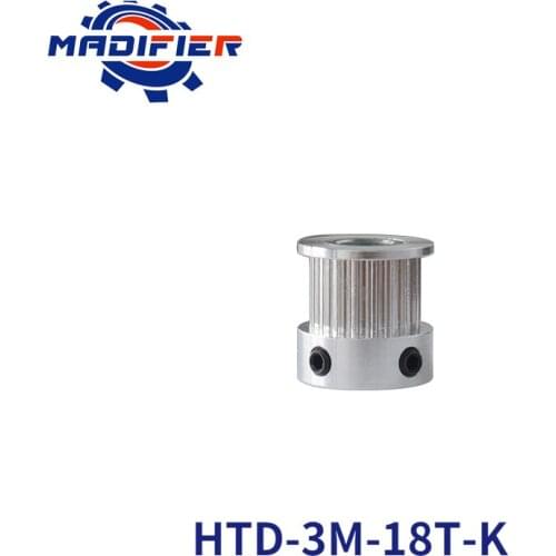 K type 18 teeth 3M Timing Pulley Bore 8mm for HTD 10mm 15mm belt used in linear pulley 18Teeth 18T