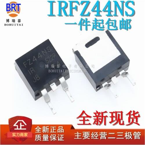 10pcs/lot New off-the-Shelf IRFZ44NS FZ44NS TO263 an N-Channel Field-Effect Transistor 55V49A