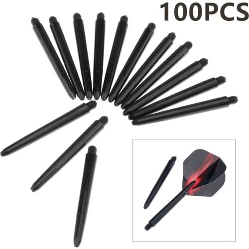 100PCS Darts Rod Dart Barrel Bow For Shooting Archery 2BA Screw Thread Nylon 48mm Darts Accessories Stems Medium Dart Shafts