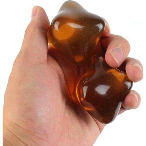 2 pcs resin Hexagon fitness handball acupuncture Palm massage ball finger massager