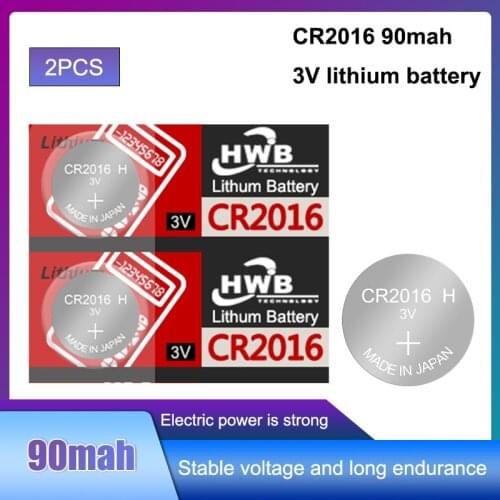 2pcs original brand new battery For maxell cr2016 3v button cell coin batteries for watch computer cr 2016 For Control Toy