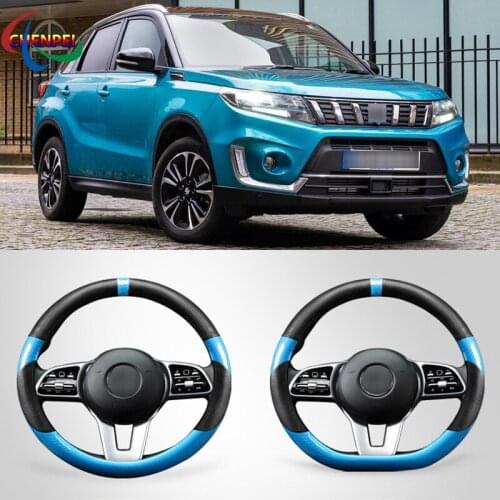 Four Seasons Universal Car Steering Wheel Cover For Suzuki Series CELERIO SWIFT SX4 Vitara Jimny Car Accessories