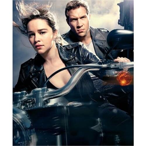 New 5D DIY Round/Square Diamond Painting"The Terminator"Movie poster 3D Embroidery cross stitch Mosaic Home Decor Art c8