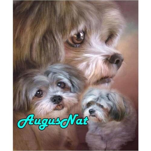 Dogs diamond painting puppy daimond embroidery picture animals diamond dots stickers oil paint by numbers canvas new arrivals