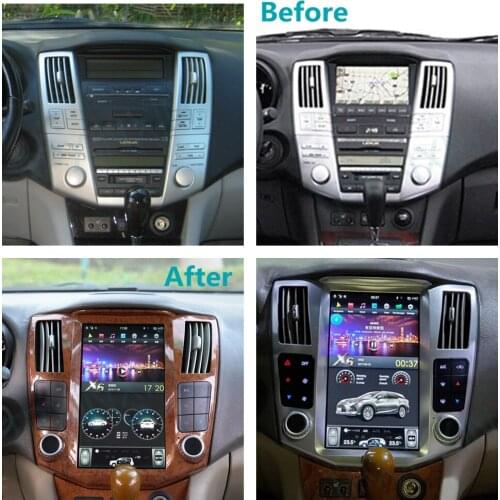 For LEXUS RX300/330/350/400h 2004 - 2008 Android 9 Carplay Radio Player Car GPS Navigation Head Unit Car stereo BT WIFI