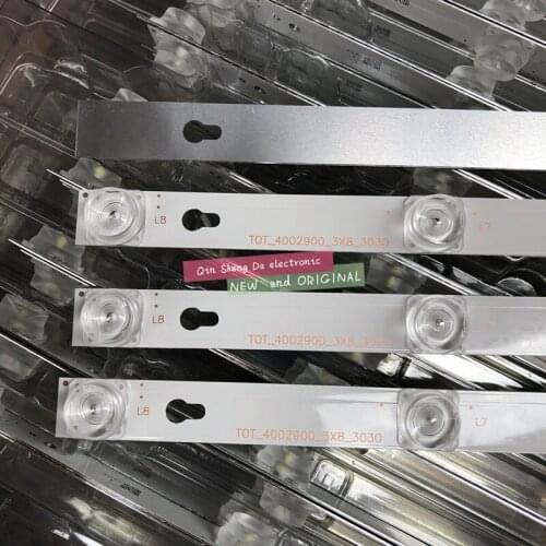 For TCL L40F1B LCD backlight strip L40P2-UD YHB-4C-LB4008-YH02J T0T-4002900 69CM 8LED