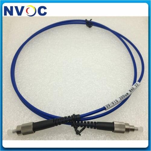 FC/SC/ST/SMA Metal Ferrule Multi Mode Simplex1M 300um Armored Ultraviolet Light Optimized Silica Fiber Optical Patch Cord
