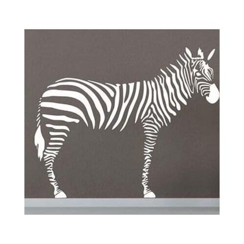 Fashion zebra Lovely animal live in your home DIY wall home decor Jungle Forest theme wall sticker for kids room