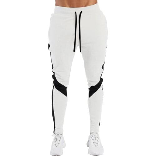 2021 New Fashion Mens Patchwork Sports Pants Trousers Sportswear Fitness Exercise Jogging Pants Autumn And Spring Hot Pants