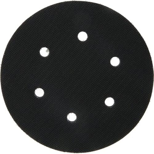 150mm Backing Pad 6'' 6 Hole Soft Foam Interface Cushion Pad Hook and Loop Protecting Sanding Disc Power Sander Protection Tools