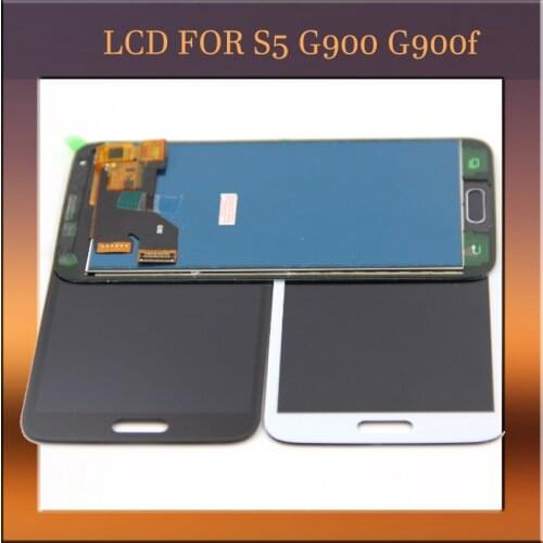 Compatible For Samsung Galaxy S5 G900 G900F LCD Display With Touch Screen Digitizer Assembly with board +tools