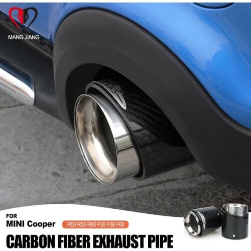 Exhaust carbon fiber for mini cooper john work R55 R56 R57 F55 F56 R60 F60 countryman car-styling outdoor decoration accessories