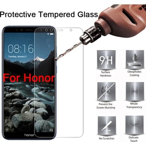 Protective Glass on Honor 7A 7C Pro Tempered Glass for Honor 7A DUA L22 5.45" Screen Protector for Honor 7C AUM L41 5.7 inch