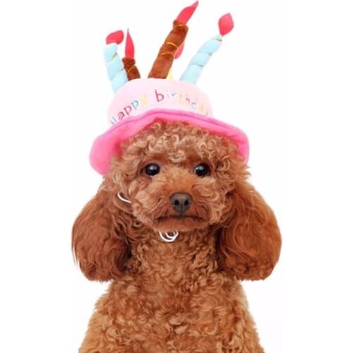 New design pet dog cat birthday hat doggy lovely caps dogs cats party hats puppy grooming pet accessories 1pcs