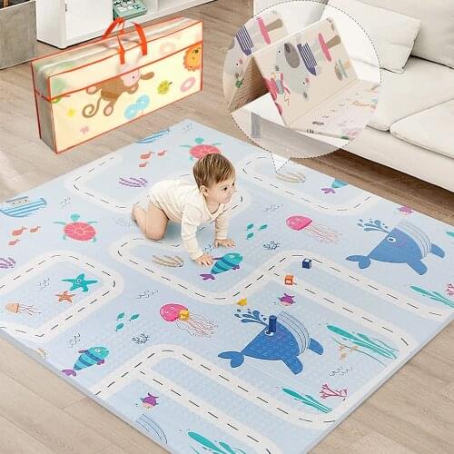 1CM Thick XPE Baby Play Mat Toys For Children Mat Kids Rug Playmat Developing Mat Baby Room Crawling Pad Folding Mat Baby Carpet