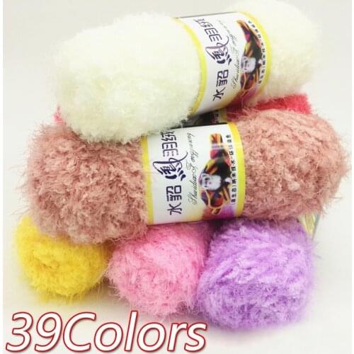 100g/ball Chunky Long Hair Mink Yarn Hand Knitting Crochet Faux Fur Mohair Wool Cashmere Thick Soft Baby Threads For Sweater