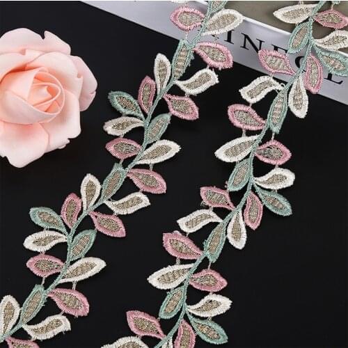 1 Meter Gold Lace Trims Cosplay Costume Party Stage Performance Decoration Lace Ribbon Fabric Wedding Sewing Crafts Accessories