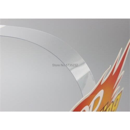 2000pcs Wobblers PET label tag POP card holder shelf adhesive racks shelf merchant info price tag sign shaking holder strip