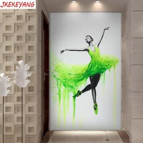5D DIY square/round Diamond painting Ballet girl Cross Stitch Diamond Embroidery Pattern Rhinestone J2862