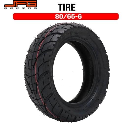 80/65-6 Outer Tire Tubeless Tyre Electric Scooter Refitted Thick Tire Vacuum Road Tire Dirt Bike Mini Moto
