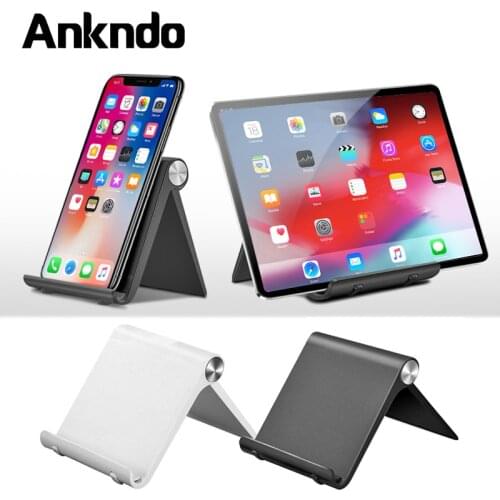 ANKNDO Universal Mobile Phone Holder Desk Tablet Stand Cell Phone Mount Lazy Holder For Samsung XIaomi Redmi 8 9 Table Bracket