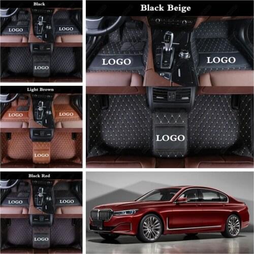 Car Floor Mats for Bmw 7 Series 730Li 740Li XDrive 750Li 760Li 740e XDrive E65 E66 F01 F02 G11 G12 Car Automobile Carpet Cover