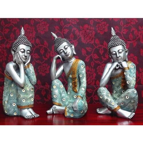 Buddhism decor feng shui decoration home furnishings Buddha sculpture resin crafts Buddha statue