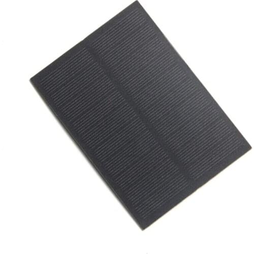BUHESHUI 1.2W 0.5W Solar Panel PET Monocrystalline DIY Solar Charger For 3.7V Battery Study 10pcs Free Shipping