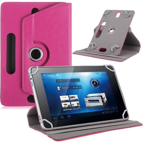 Myslc PU Leather cover case For Archos 101 Xenon lite 101b Copper 101c Copper 10.1" 360 Degree Rotating Universal Tablet