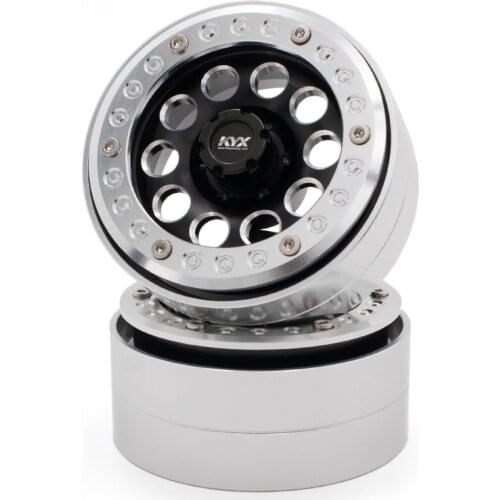 KYX Racing Alloy 1.9" Wheel Rims Upgrades Parts Accessories for 1/10 RC Crawler Car Axial SCX10 II 90046 Traxxas TRX-4 TRX4 D90