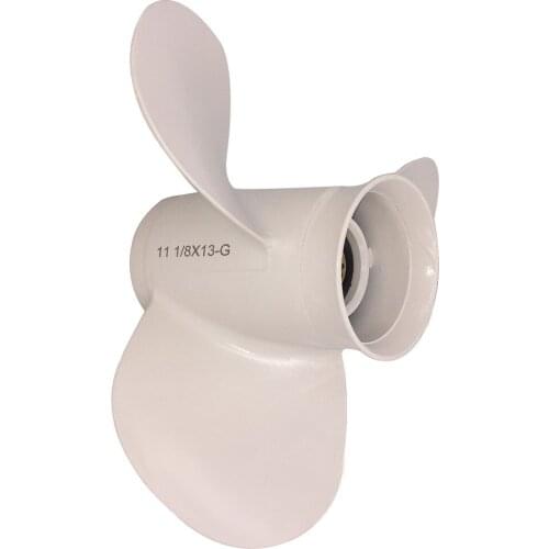 Boat Propeller 11 1/8x14 for Yamaha 40HP-55HP 3 Blades Aluminum Prop 13 Tooth RH OEM NO: 663-45958-00-EL 11.125x14