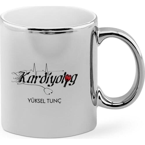 Personalized Professional Kardiyolog Chrome Mug Cup-1