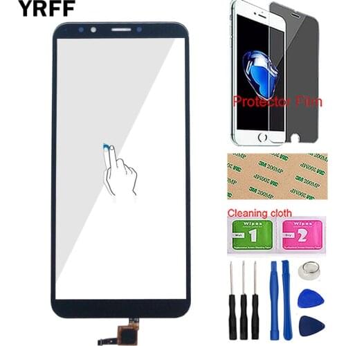 Touch Screen For Huawei Y7 2018 Y7 PRIME 2018 Y7 Pro 2018 Touch Screen Digitizer Panel Sensor Outer Glass Tools Protector Film
