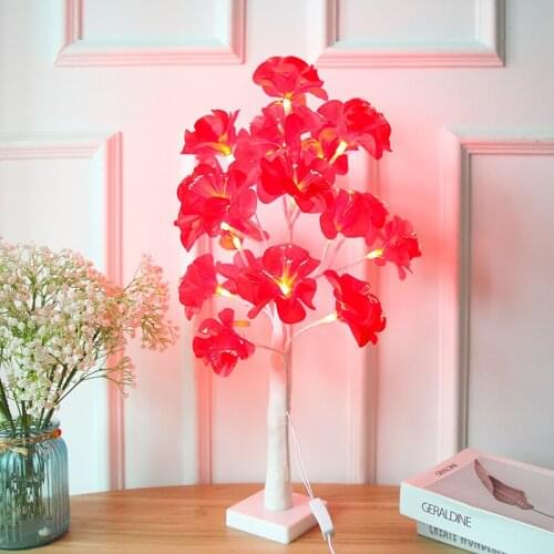 LED Lamp Romantic Tree Lamp Light Small Night Lamp Decoration Lamp Home Decoration Layout Simulation Atmosphere Lamp